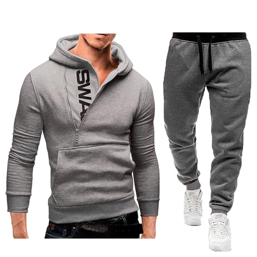 Kleidung Herren,Jogginganzug Herren Tracksuit Y2K Hoodie und Baggy Baumwolle Jogginghose Sportanzug Streatwear Trainingsanzüge für Herren 2-Teilig Kapuzenpullover Kleidung Herren,Jogginganzug Herren Tracksuit Y2K Hoodie und Baggy Baumwolle Jogginghose Sportanzug Streatwear Trainingsanzüge für Herren 2-Teilig Kapuzenpullover von C'est TT