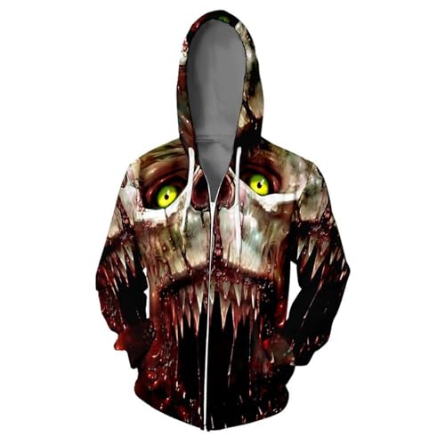 Outlet,Halloween Kostüm Herren Gruselig mit Aufdruck blutiges Kapuzenpullover Kapuzenpulli Langarm hässliche Hoodie Sweatshirts Autumn und Winter Halloween y2k Hoody Outlet,Halloween Kostüm Herren Gruselig mit Aufdruck blutiges Kapuzenpullover Kapuzenpulli Langarm hässliche Hoodie Sweatshirts Autumn und Winter Halloween y2k Hoody von C'est TT