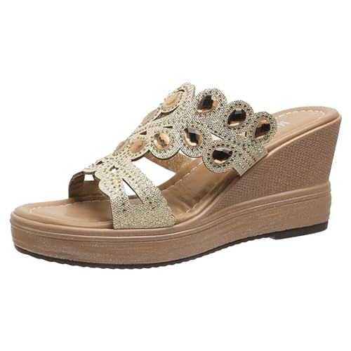 Sommer Sandalen Damen Freizeit Flach Sandalette Sommerschuhe Bohemia Strass Elemente Glänzende Sandalen Damen Flache Flipflop Sandale Riemchensandalen Damen Flache Riemchensandale zum Hineinschlüpfen Sommer Sandalen Damen Freizeit Flach Sandalette Sommerschuhe Bohemia Strass Elemente Glänzende Sandalen Damen Flache Flipflop Sandale Riemchensandalen Damen Flache Riemchensandale zum Hineinschlüpfen von C'est TT