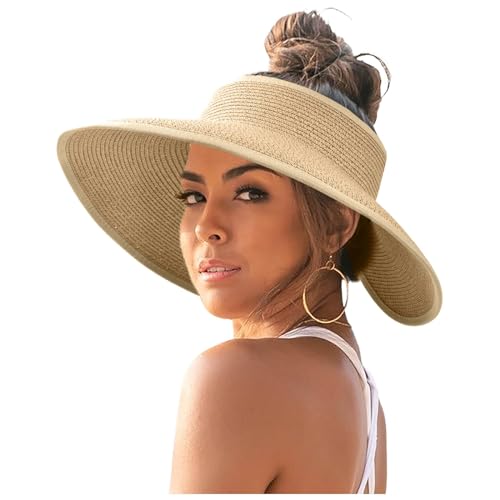 Sommerhut Damen Leicht mit Loch Zopf Sonnenschild Strandhut Strohhut Atmungsaktiv Uv Schutz 50 Schwarz Breite Krempe Sommerhut Sonnenhüte Großer Kopf Elegant Faltbar Sonnenhut Sommerhut Damen Leicht mit Loch Zopf Sonnenschild Strandhut Strohhut Atmungsaktiv Uv Schutz 50 Schwarz Breite Krempe Sommerhut Sonnenhüte Großer Kopf Elegant Faltbar Sonnenhut von C'est TT