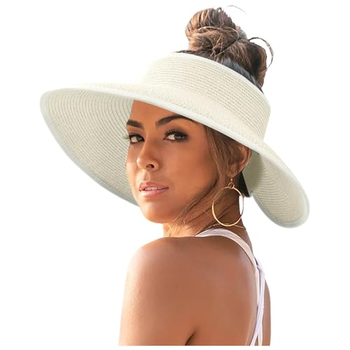 Sommerhut Damen Leicht mit Loch Zopf Sonnenschild Strandhut Strohhut Atmungsaktiv Uv Schutz 50 Schwarz Breite Krempe Sommerhut Sonnenhüte Großer Kopf Elegant Faltbar Sonnenhut Sommerhut Damen Leicht mit Loch Zopf Sonnenschild Strandhut Strohhut Atmungsaktiv Uv Schutz 50 Schwarz Breite Krempe Sommerhut Sonnenhüte Großer Kopf Elegant Faltbar Sonnenhut von C'est TT