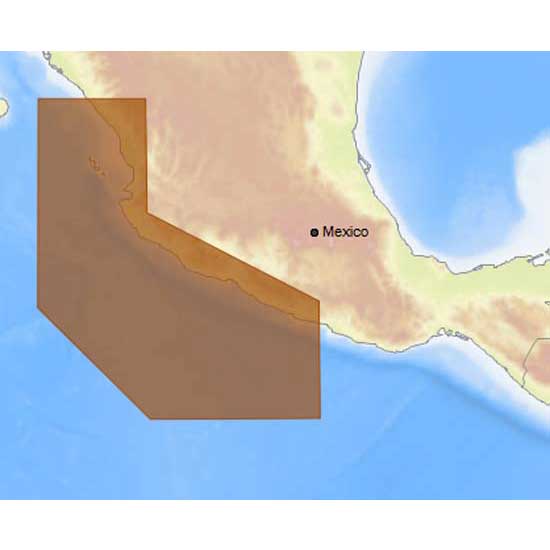 C-map 4d Max Local Acapulco To Mazatlan Map Blau von C-map