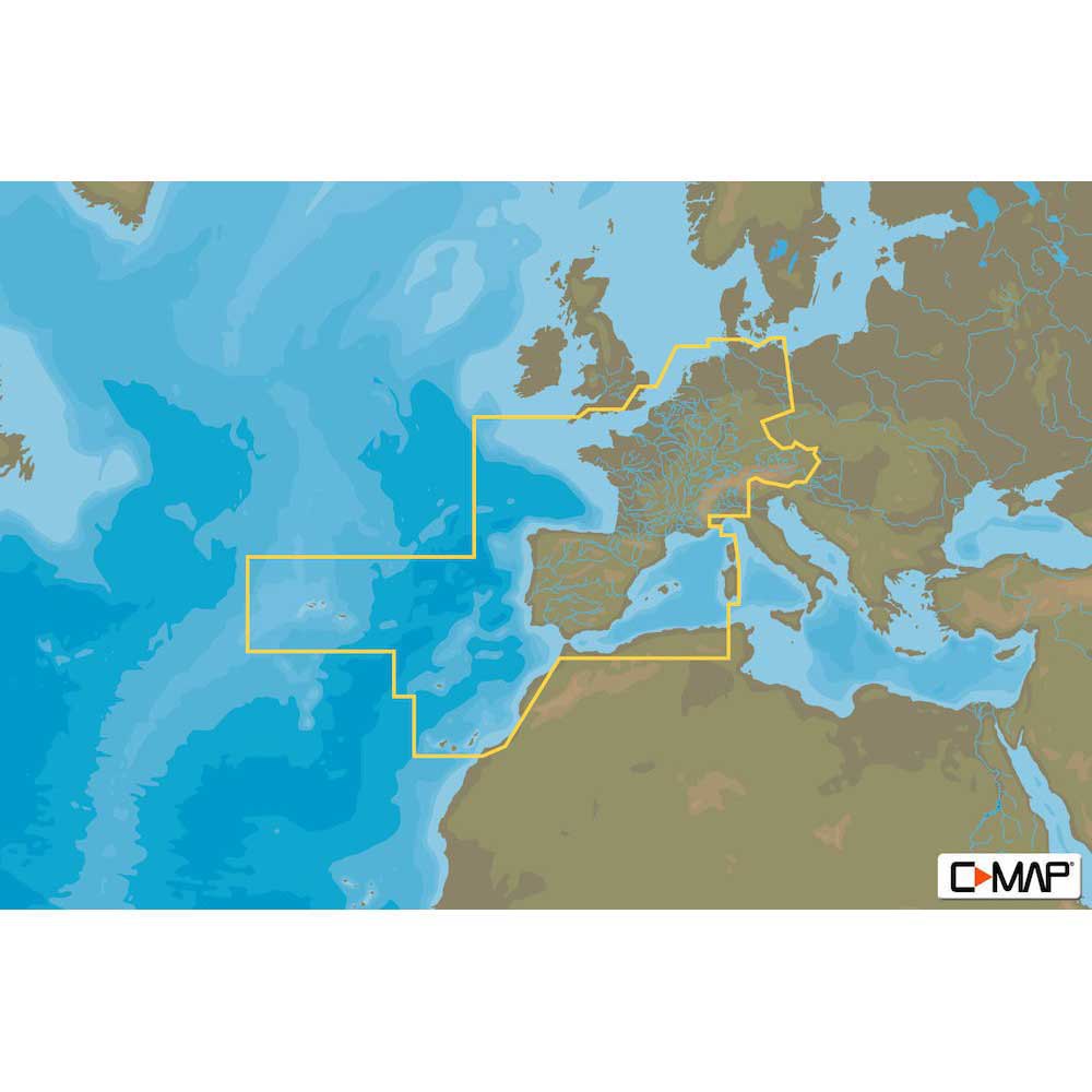 C-map Central & West Europe Continental 4d Card Blau C-map Central & West Europe Continental 4d Card Blau von C-map