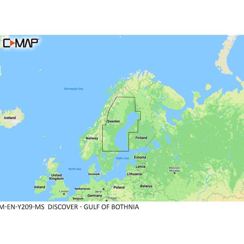 C-map Gulf Of Bothnia Map Blau von C-map