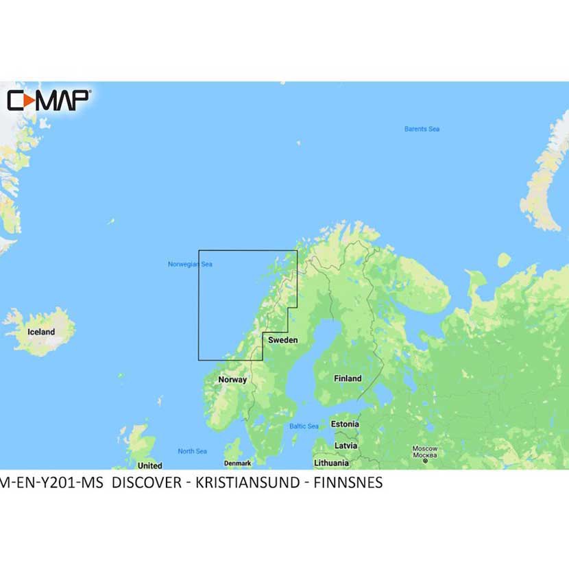 C-map Kristiansund&finnsnes Map Blau von C-map