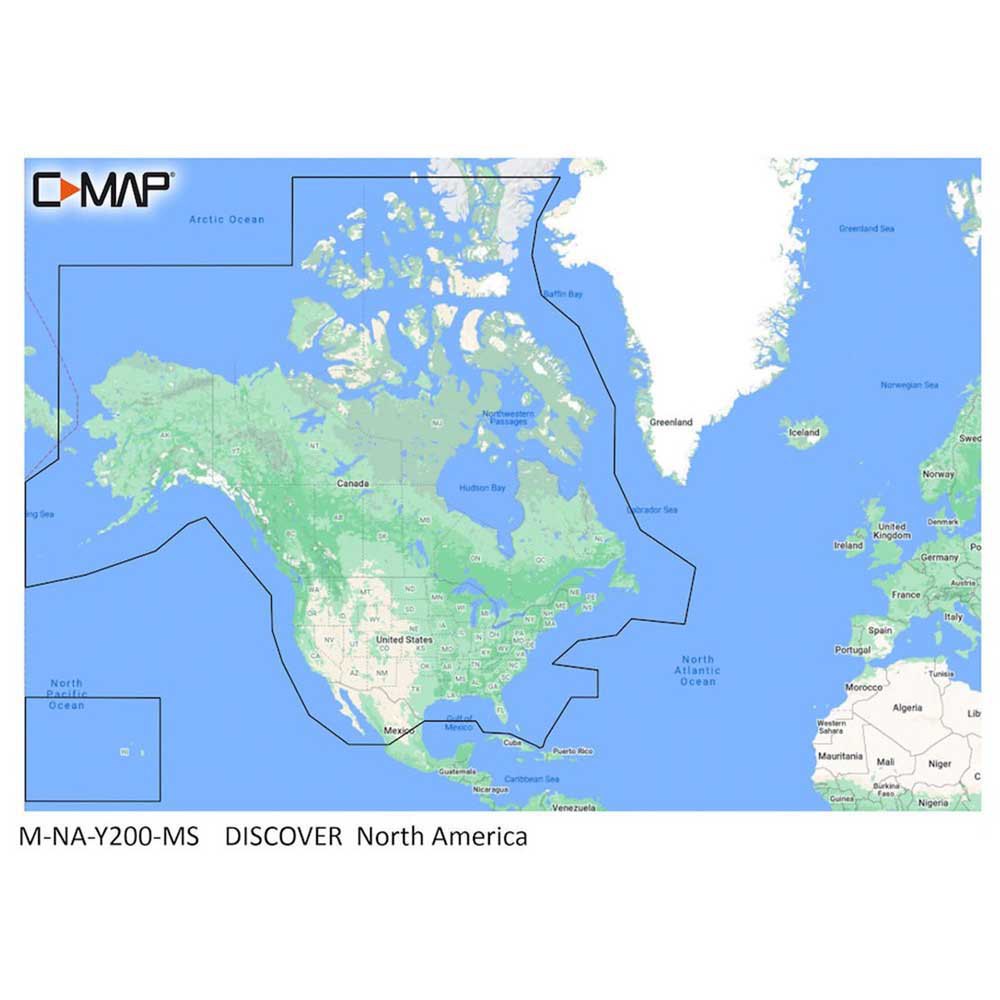 C-map North America Map Blau von C-map
