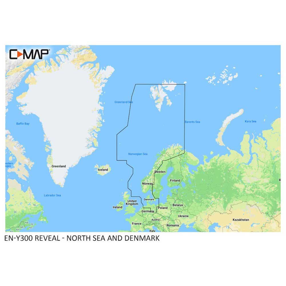 C-map North Sea And Denmark Nautical Chart Blau C-map North Sea And Denmark Nautical Chart Blau von C-map