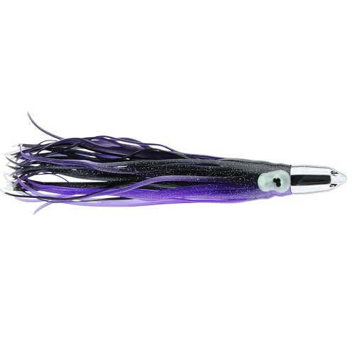 C&H Jet Head Lure, lila/schwarzer Rock, 70,8 g, Chromkopf, 22,8 cm von C&H Lures