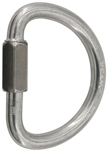 C.A.M.P. D Quick Link ALU 12mm-Polished Karabiner, Silber, 12 mm Aluminium von C.A.M.P.