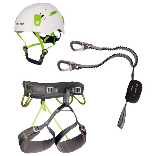 C.A.M.P. - Kit Ferrata Kinetic Rewind Energy CR 4 - Klettersteigset Gr L grau von C.A.M.P.