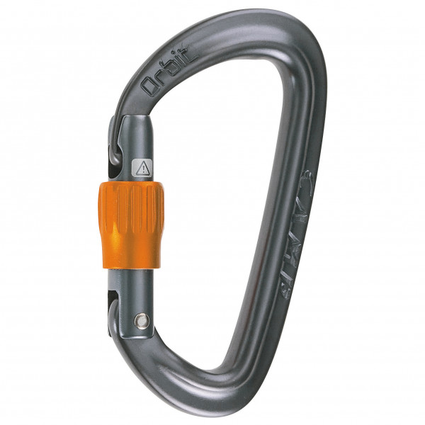 C.A.M.P. - Orbit Lock - Schraubkarabiner grau;orange von C.A.M.P.