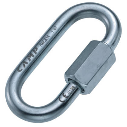 C.A.M.P. - Oval Quick Link - Schraubglied (verzinkt) Gr 10 mm;8 mm von C.A.M.P.