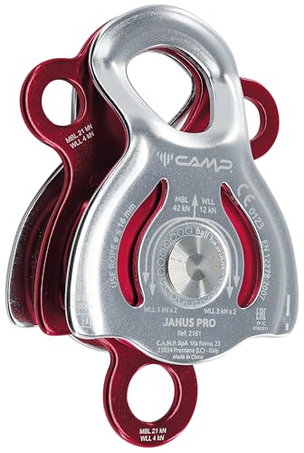 C.A.M.P. Unisex-Adult Janus PRO-Seilrolle, Grau, Einheitsgröße C.A.M.P. Unisex-Adult Janus PRO-Seilrolle, Grau, Einheitsgröße von C.A.M.P.
