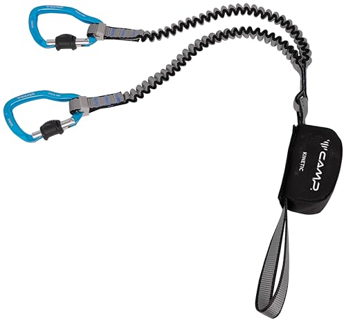 C.A.M.P. Unisex-Adult Kinetic Rewind COMP-Klettersteigset, Grau/Schwarz/Hellblau, Einheitsgröße C.A.M.P. Unisex-Adult Kinetic Rewind COMP-Klettersteigset, Grau/Schwarz/Hellblau, Einheitsgröße von C.A.M.P.