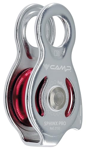 C.A.M.P. Unisex-Adult Sphinx PRO-Seilrolle-Titan-Einheitsgröße, Rot C.A.M.P. Unisex-Adult Sphinx PRO-Seilrolle-Titan-Einheitsgröße, Rot von C.A.M.P.