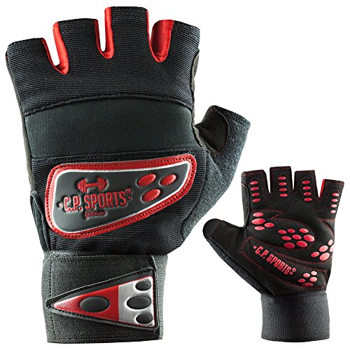 C.P. Sports Profi-Grip-Bandagen-Handschuh - farbig, bunt, Fitness - Handschuh von C.P.Sports