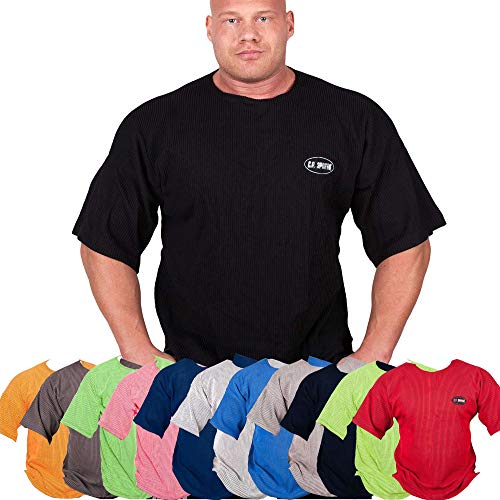 C.P.Sports Gym-Shirt S8 - Farbe: dunkelblau Gr.M/Bodybuilding Shirt, Fitness T-Shirt - Ideal f. Workout im Fitness-Studio von C.P.Sports