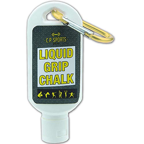 C.P.Sports Liquid Grip Chalk (50 ml) praktisch mit Karabiner für unterwegs Magnesia flüssiges Magnesia, Kreide Grip Klettern Bouldern/Chalk/Turnen, Klettern, Gewichtheben von C.P.Sports