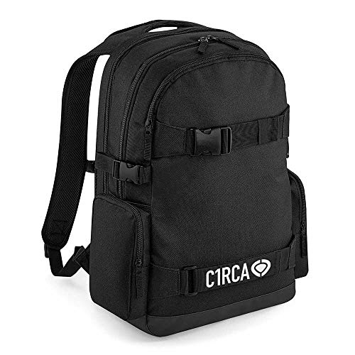 C1RCA Rucksack Icon Backpack mit Skateboardhalter 24 Liter (schwarz) von C1RCA