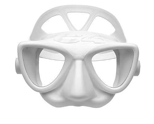 C4 Plasma XL Maske für Apnoe und Unterwasserfischen (weiß) von C4