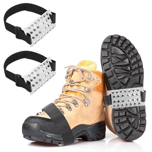Anti Rutsch Schuhspikes, Schuhkrallen Stretch Schuhe Spikes für Schuhe Glatteis, Spikes Cchuhe Steigeisen für Wanderschuhe Schnee EIS Spikes Ice Grips für Winter Outdoor Sports Anti Rutsch Schuhspikes, Schuhkrallen Stretch Schuhe Spikes für Schuhe Glatteis, Spikes Cchuhe Steigeisen für Wanderschuhe Schnee EIS Spikes Ice Grips für Winter Outdoor Sports von CAINCAY