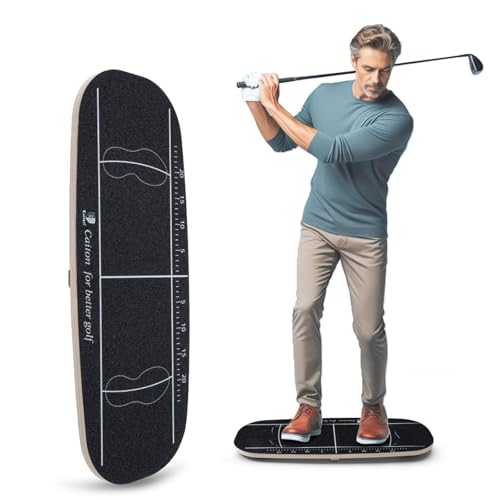 CAITON Golf-Druckplatte Verbessern Sie Ihren Golfschwung mit unserem Golf-Balance-Board – verbessern Sie die Kontrolle der Gewichtsverlagerung für mehr Genauigkeit und Leistung von CAITON