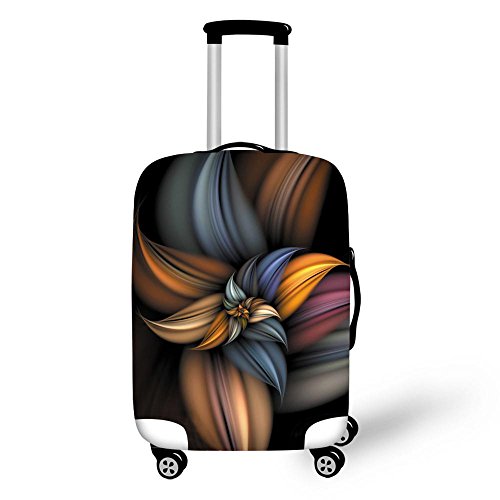 CAIWEI Elastische Kofferschutzhülle Kofferschutzbezug extra dick Gepäckschutz Kofferbezug Kofferhülle Luggage Cover Koffer Hülle Schutzbezug mit Reißverschluss (M (22 "-26" Abdeckung)) von CAIWEI