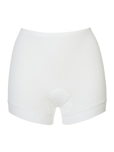 CALIDA Damen Bomuld 2:2 bukser Panties, Weiß, 48 EU von CALIDA
