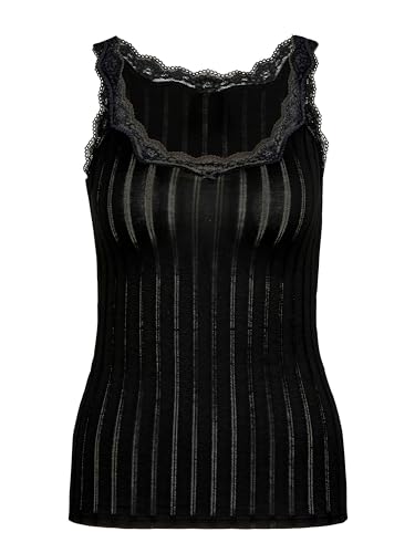 CALIDA Etude Toujours Tank Top Damen, mit Swiss+Cotton-Gütesiegel, edle Nadelstreifen-Optik und zarte Spitze am Ausschnitt CALIDA Etude Toujours Tank Top Damen, mit Swiss+Cotton-Gütesiegel, edle Nadelstreifen-Optik und zarte Spitze am Ausschnitt von CALIDA