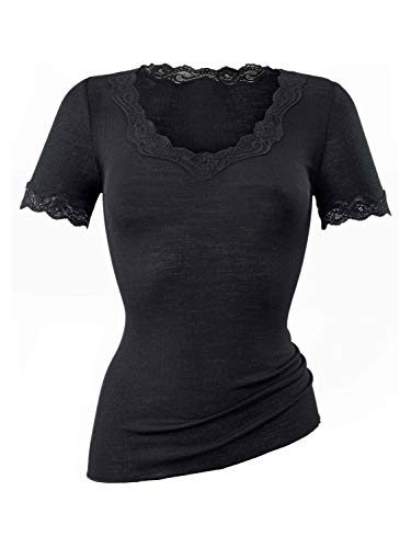 CALIDA Damen Richesse Lace Unterhemd, Schwarz, 44-46 EU CALIDA Damen Richesse Lace Unterhemd, Schwarz, 44-46 EU von CALIDA
