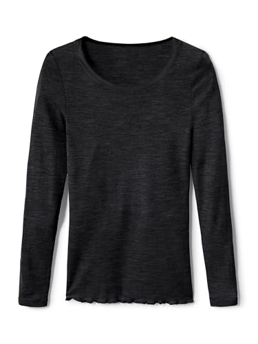 CALIDA True Confidence Langarmshirt Damen, aus Wolle-Seide, Feinripp, temperaturausgleichend und geruchsneutralisierend CALIDA True Confidence Langarmshirt Damen, aus Wolle-Seide, Feinripp, temperaturausgleichend und geruchsneutralisierend von CALIDA