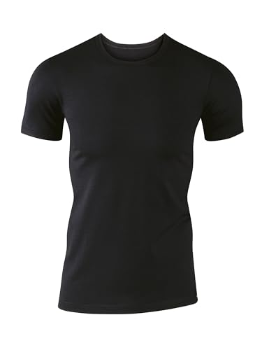 Calida Herren Evolution T-Shirt Unterhemd, Schwarz, 46-48 EU von CALIDA