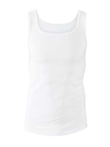 CALIDA Herren Athletic-shirt Evolution Unterhemd, Weiß, 50 EU von CALIDA