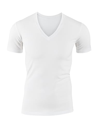 CALIDA Evolution T-Shirt Herren, enganliegend mit V-Auschnitt, seidig weiche PIMA-Baumwolle CALIDA Evolution T-Shirt Herren, enganliegend mit V-Auschnitt, seidig weiche PIMA-Baumwolle von CALIDA