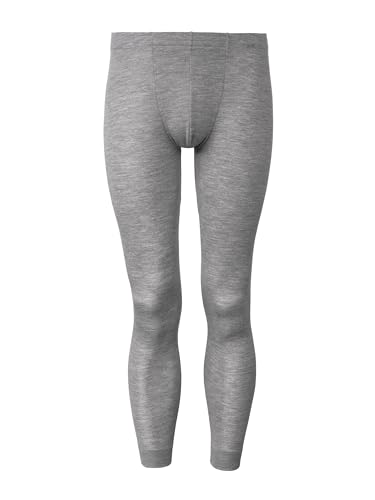 CALIDA Herren Wool & Silk Hose Thermounterwäsche - Unterteil, Platin Melé, 50 EU CALIDA Herren Wool & Silk Hose Thermounterwäsche - Unterteil, Platin Melé, 50 EU von CALIDA