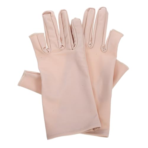 CALLARON 1 Paar Damen Sommer Halbfinger Handschuhe Leichte Outdoor Fahrhandschuhe Mit UV Schutz Rutschfester Handfläche Und Atmungsaktivem Material Beim Fahren Und von CALLARON