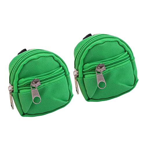CALLARON 2St Mini-Rucksack Mini-Schlüsselanhänger Tragetasche aus Segeltuch mit Reißverschluss Kinder Geldbörse Rucksäcke für Mädchen Mini-Taschen-Schlüsselanhänger Geldbörse Anhänger klein CALLARON 2St Mini-Rucksack Mini-Schlüsselanhänger Tragetasche aus Segeltuch mit Reißverschluss Kinder Geldbörse Rucksäcke für Mädchen Mini-Taschen-Schlüsselanhänger Geldbörse Anhänger klein von CALLARON