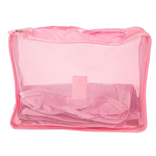 CALLARON 7 Stück Reise Aufbewahrungsbeutel Verpackungs Organizer Taschen Organizer Aufbewahrungs Organizer Koffer Würfel Reise Organizer Aufbewahrungstaschen Transparente von CALLARON