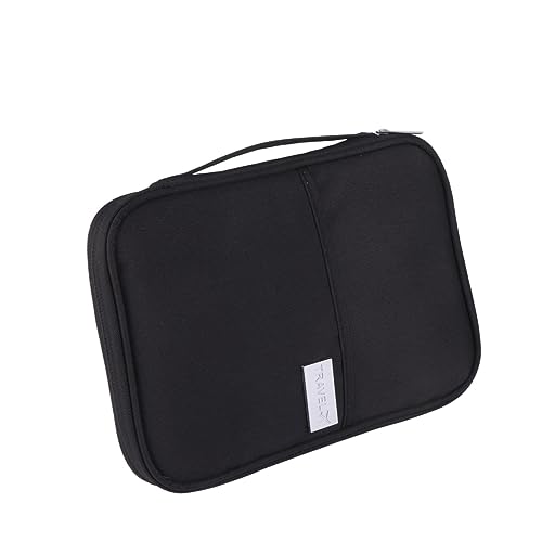 CALLARON Dokumenten-Organizer-Tasche Reisedokumentenmappe Wasserdichter Geldgürtel wasserdichte Handytasche wasserdichte Handyhülle Aufbewahrungstasche aufbewahrungssack Beutel Halter Black von CALLARON