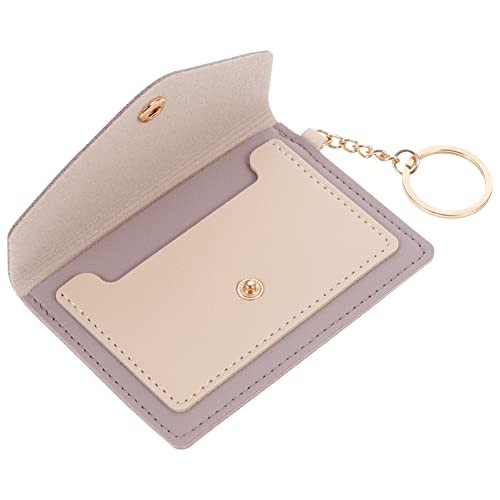 CALLARON Kartenetui Schlüsseletui kreditkartenhalter Credit Card Holder Mini portmonee Schlüsselgeldbörse Portemonnaie Schlüsselband kleine Geldbörse Mini-Geldbörse aus Leder Light Grey CALLARON Kartenetui Schlüsseletui kreditkartenhalter Credit Card Holder Mini portmonee Schlüsselgeldbörse Portemonnaie Schlüsselband kleine Geldbörse Mini-Geldbörse aus Leder Light Grey von CALLARON