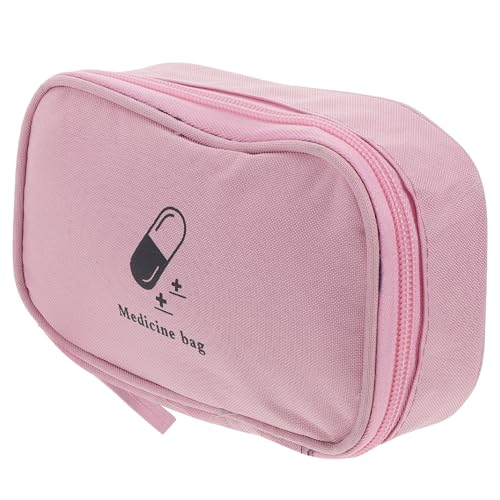CALLARON Medizinbeutel für Pillen medikamenten Organizer kleine medikamententasche Kleine Medizintasche Organizer für Medikamente Medizin veranstalter Reiseapotheke Oxford-Stoff Rosa CALLARON Medizinbeutel für Pillen medikamenten Organizer kleine medikamententasche Kleine Medizintasche Organizer für Medikamente Medizin veranstalter Reiseapotheke Oxford-Stoff Rosa von CALLARON