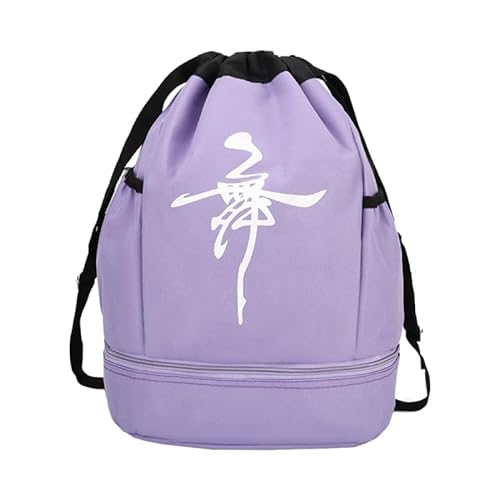 CALLARON Tanztasche Mädchen Aufbewahrungstasche Cinch-Rucksack Turnbeutel Für Mädchen Tanz-rucksäcke Mit Kordelzug Backpacking-Rucksack Balletttasche Kind Mode Seil Oxford-Stoff Violett CALLARON Tanztasche Mädchen Aufbewahrungstasche Cinch-Rucksack Turnbeutel Für Mädchen Tanz-rucksäcke Mit Kordelzug Backpacking-Rucksack Balletttasche Kind Mode Seil Oxford-Stoff Violett von CALLARON