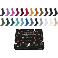 24er Pack camano Soft Socken-Adventskalender 0001 - mehrfarbig 36-40 24er Pack camano Soft Socken-Adventskalender 0001 - mehrfarbig 36-40 von CAMANO