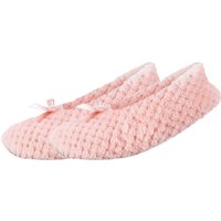 2er Pack camano Cosy Hausschuhe Damen 4305 - dusty rose 39-40 von CAMANO