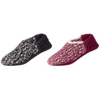 2er Pack camano Cosy Hausschuhe Damen 4650 - damson 41-42 2er Pack camano Cosy Hausschuhe Damen 4650 - damson 41-42 von CAMANO