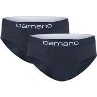 2er Pack camano Men comfort BCI cotton Slips 5580 - navy blazer M von CAMANO
