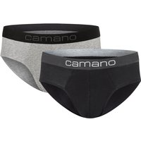 2er Pack camano Comfort BCI Baumwoll Slips Herren 9997 - black mix M 2er Pack camano Comfort BCI Baumwoll Slips Herren 9997 - black mix M von CAMANO