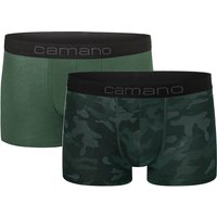 2er Pack camano Men comfort BCI cotton Trunks 7721 - tea mix L von CAMANO