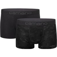 2er Pack camano Men comfort BCI cotton Trunks 9703 - dark grey mix XXL 2er Pack camano Men comfort BCI cotton Trunks 9703 - dark grey mix XXL von CAMANO