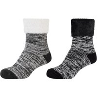 2er Pack camano Mouline Cosy Crew Socken Damen 9999 - black 35-38 2er Pack camano Mouline Cosy Crew Socken Damen 9999 - black 35-38 von CAMANO